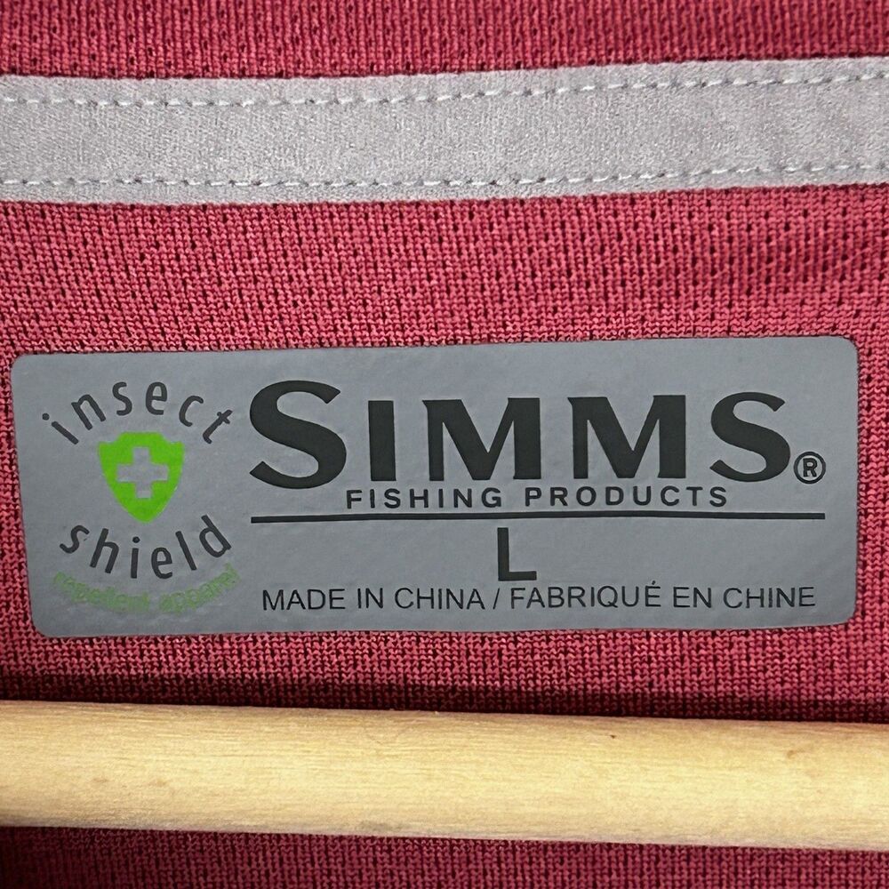 Simms Pullover Half Zip Jacket Size Large Men's I… - image 4